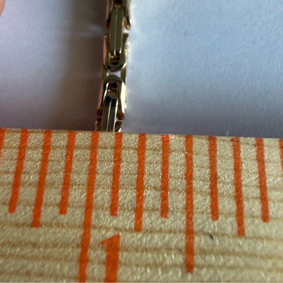 Saks fith Avenue 14k Byzantine link Unisex Bracelet Made In italy NWT $3600 - Picture 10 of 17